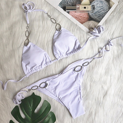 Summer Women Sexy Vacation Beach Bikini Set
