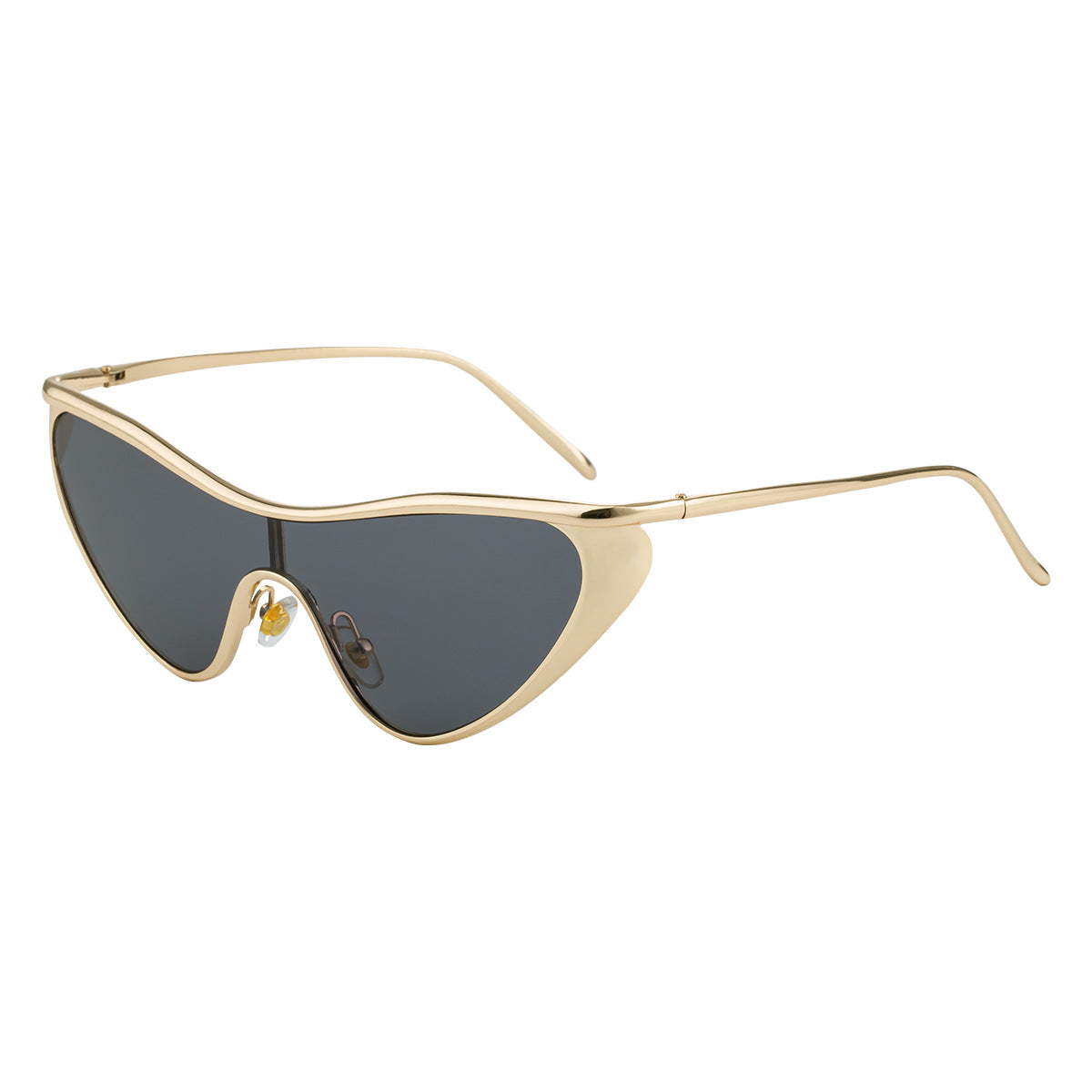 Gafas de sol todo en uno con forma de ojo de gato para mujer