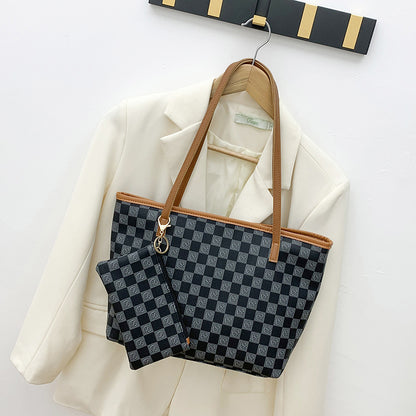 Women Fashion Simple Printed Tote Bag