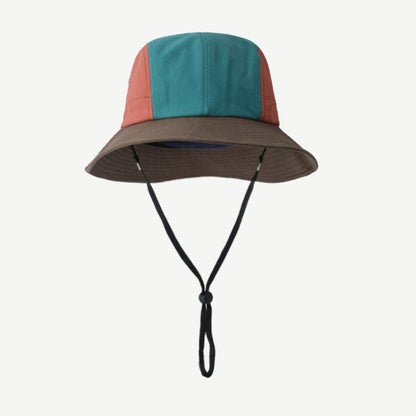 Women Fashion Casual Color Block Bucket Hats