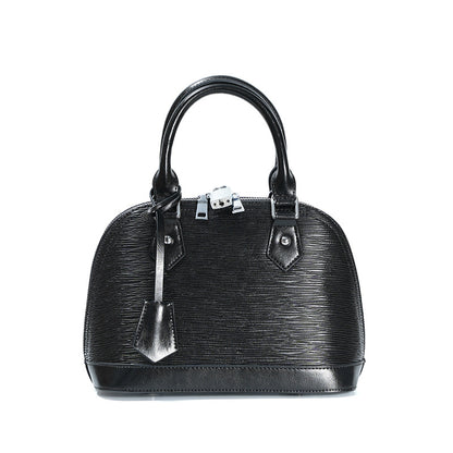 Bolso de mano sencillo de piel de vaca para mujer, estilo urbano