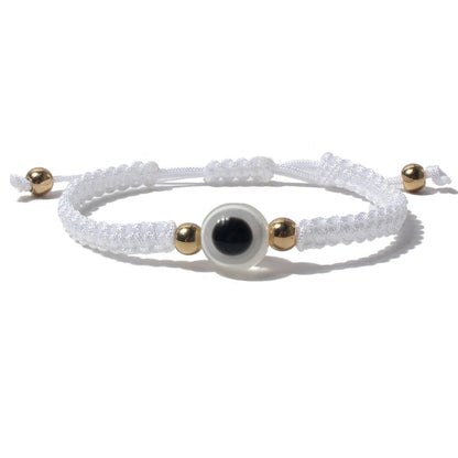 Bohemian Bracelet for Women Knitted Eye Bead Boho Jewelry