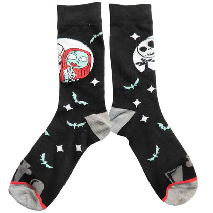 Calcetines creativos de Halloween con calaveras y fantasmas de terror