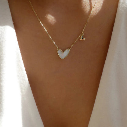 Collar de amor acrílico simple de moda para mujer, estilo geométrico de aleación