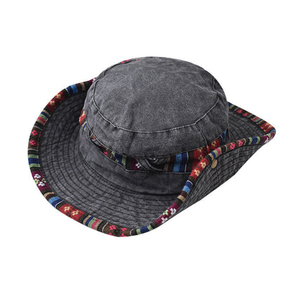 Sombreros de pescador plegables, transpirables y neutros.