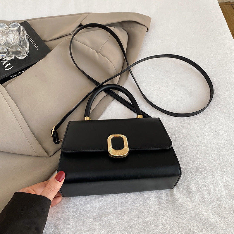 Women's Simple Retro Flip Handbag