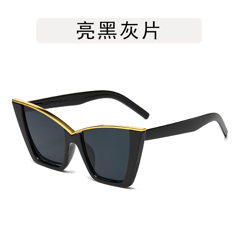Gafas de sol laterales de metal de hip hop personalizadas con marco de PC