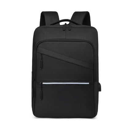 Men's Casual Commuter Solid Color Oxford Backpack