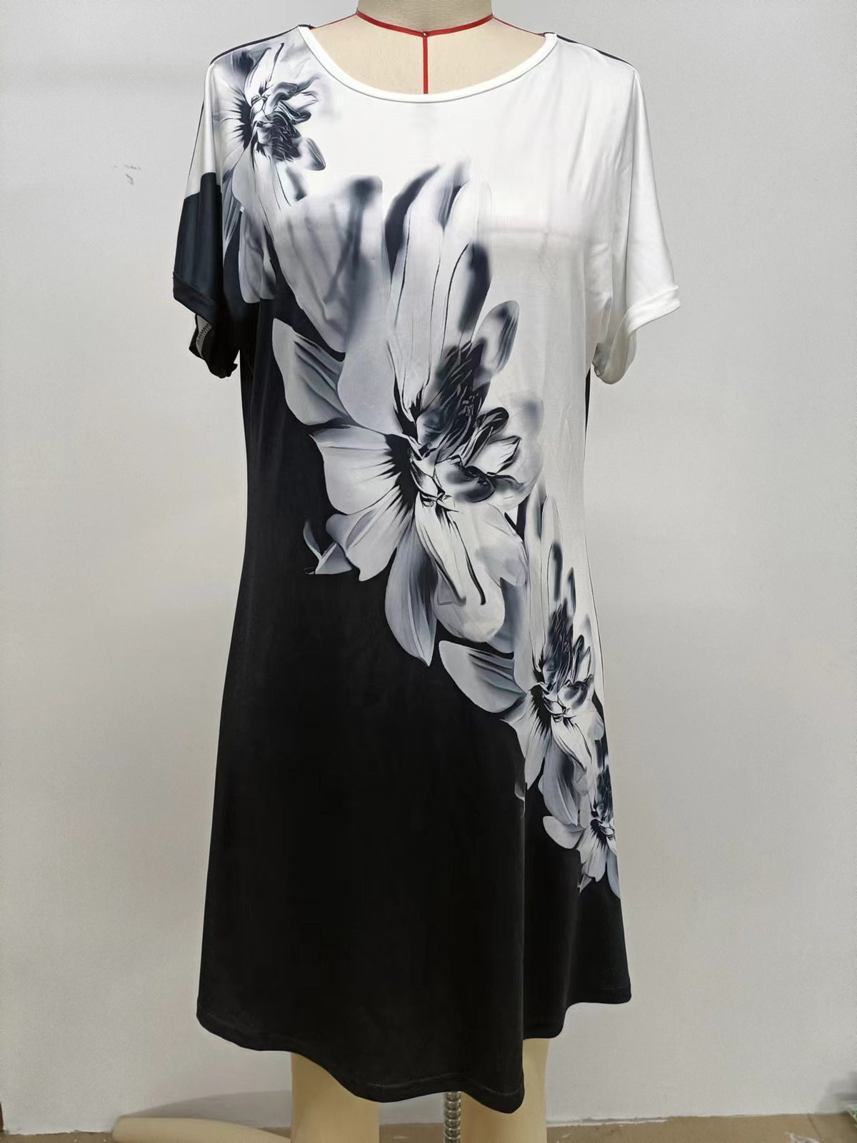 Women Fashion Casual Floral Printed Dress
