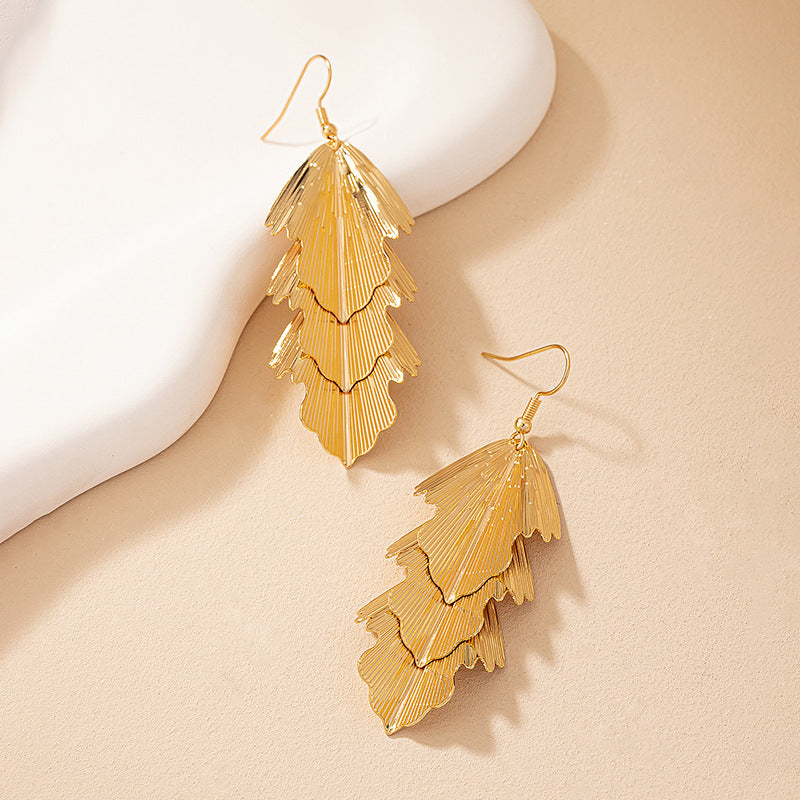 Fashion Metal Earrings Alloy Geometric Style Jewelry