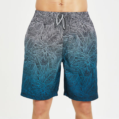 Bañador informal de secado rápido con estampado para hombre