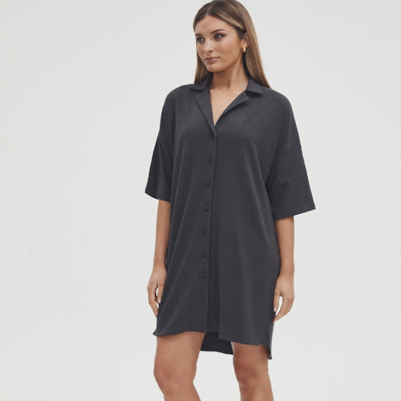 Simple Casual Half Sleeve Pregnant Women Dress