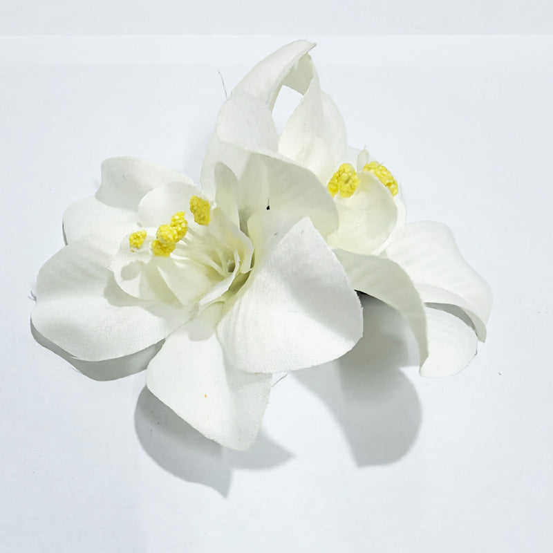 Accesorios florales para el cabello para vacaciones en la playa bohemias