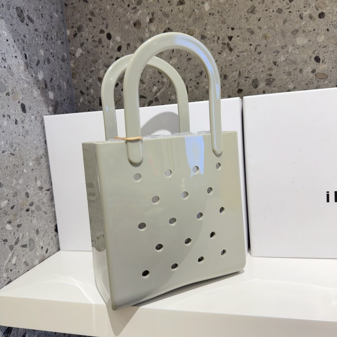 Bolso de playa de PVC de color liso de moda - Jelly Pack Tote
