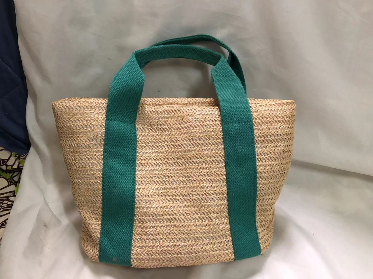 Summer Vacation Basket Straw Woven Tote Bag