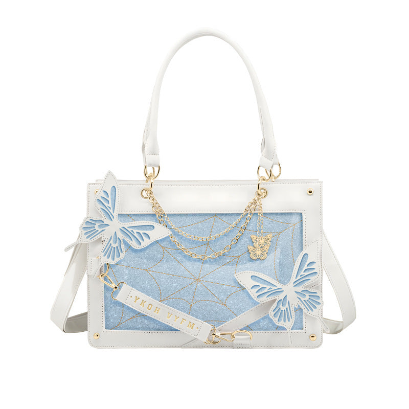 Women Fashion Creative Gothic Maze Butterfly Handbag