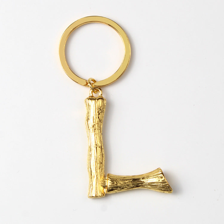 Fashion Creative Alphabet Keychain