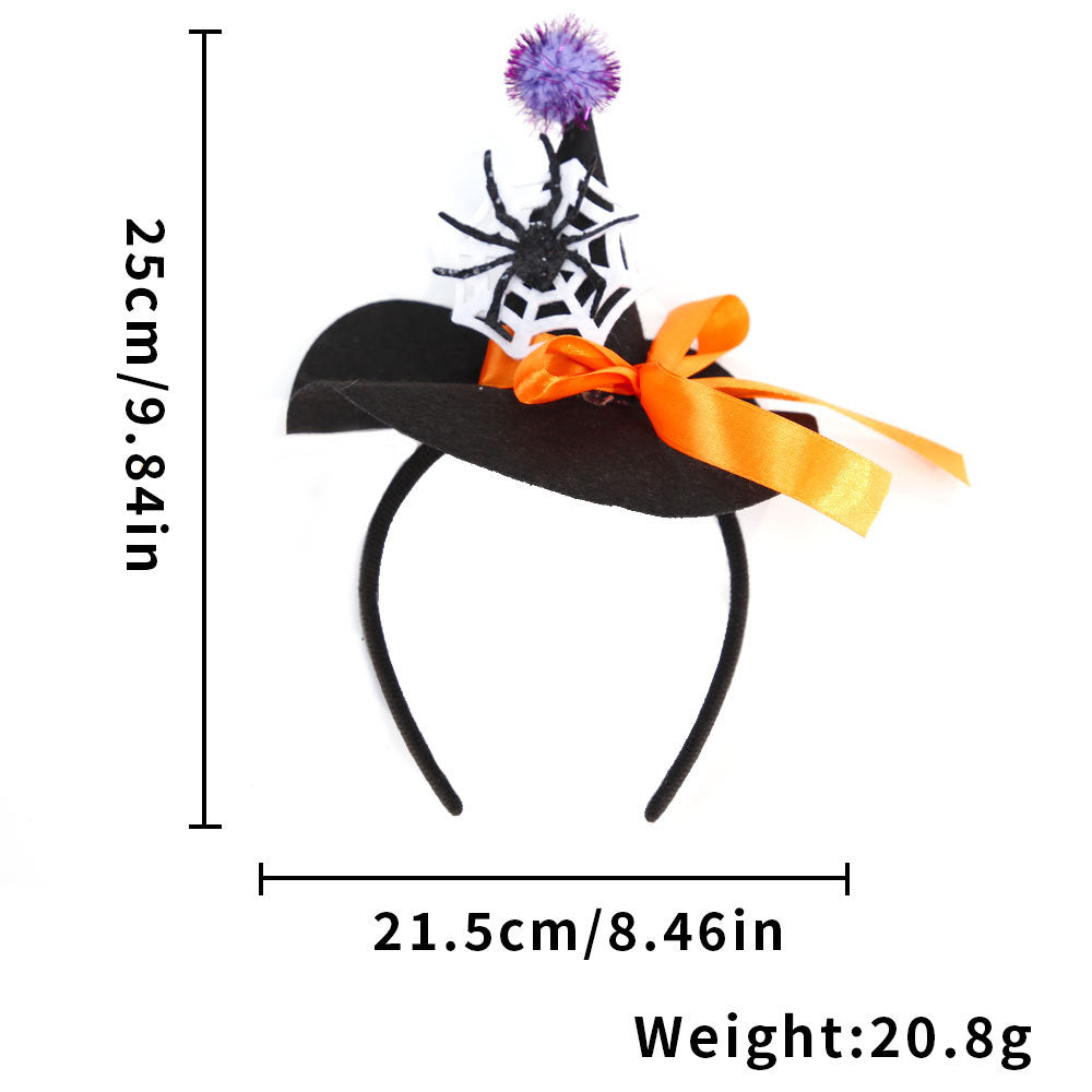 Diadema estéreo para fiesta de Halloween con accesorios festivos