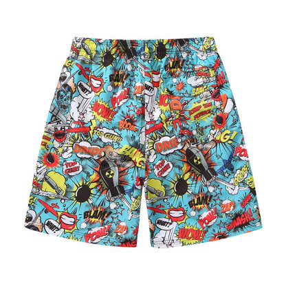 Bañador informal de secado rápido con estampado para hombre
