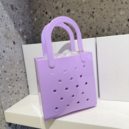 Bolso de playa de PVC de color liso de moda - Jelly Pack Tote