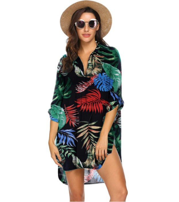 Women Summer Vacation Swimwear Beach Coverup