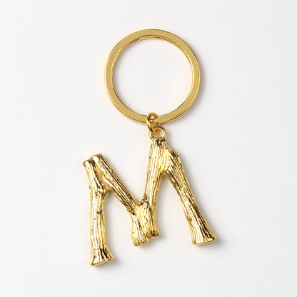 Fashion Creative Alphabet Keychain