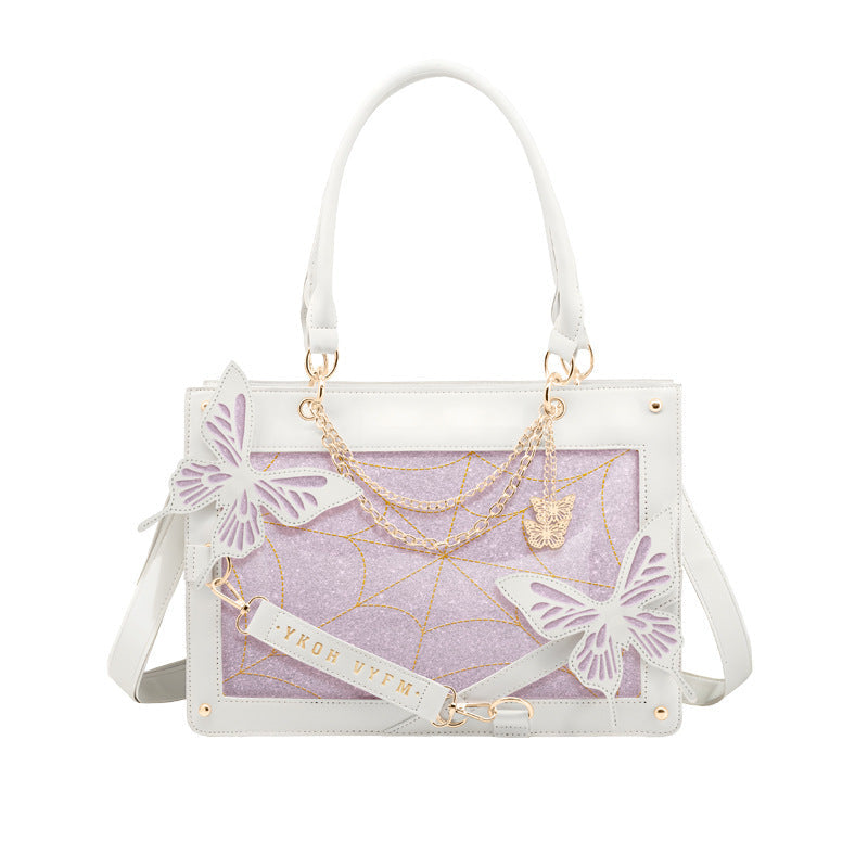 Women Fashion Creative Gothic Maze Butterfly Handbag