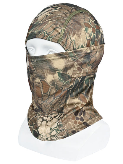 Camouflage Summer Riding Headgear Ice Silk Scarf