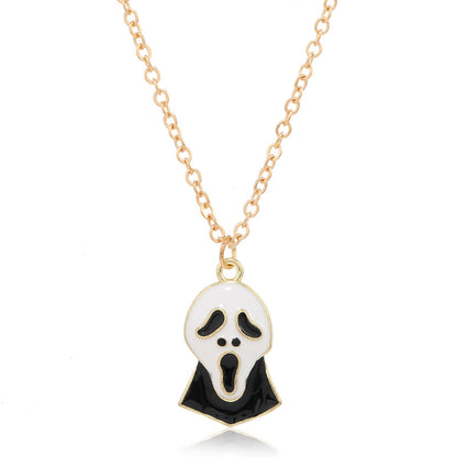 Halloween Women Cute Vintage Monster Necklace Pendant