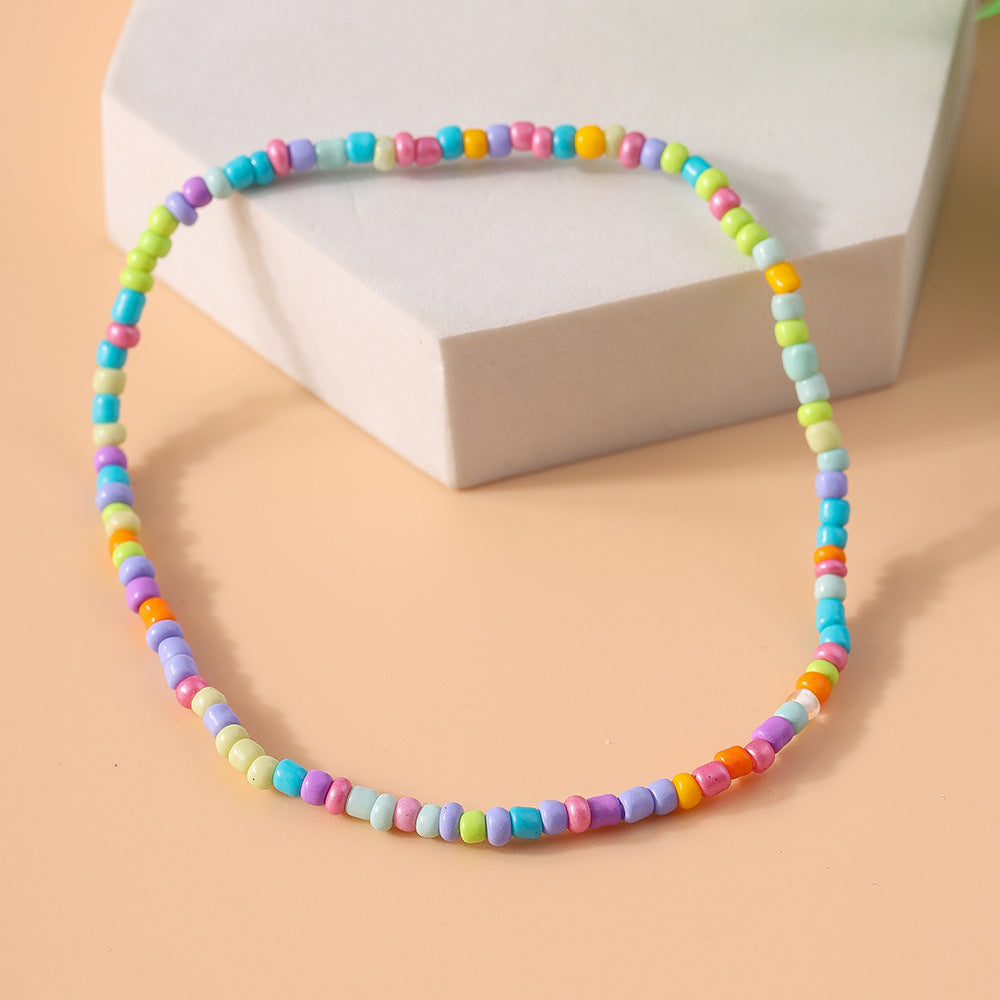 Bohemian Fashion Multicolor Beaded Anklet