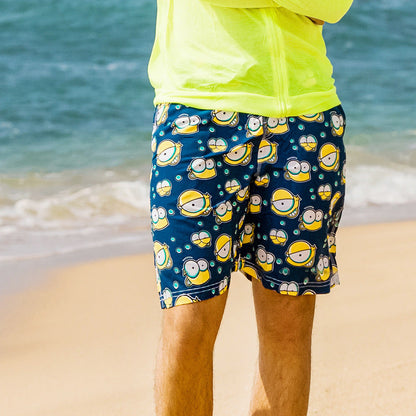 Bañador informal de secado rápido con estampado para hombre