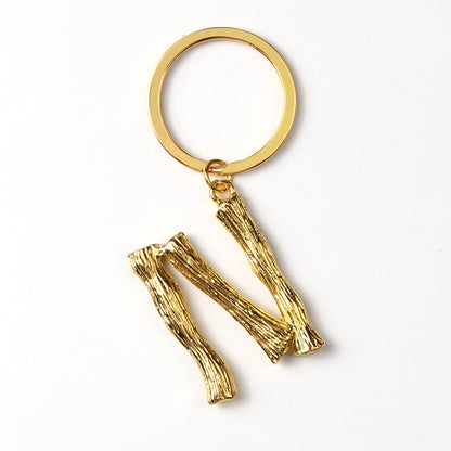 Fashion Creative Alphabet Keychain