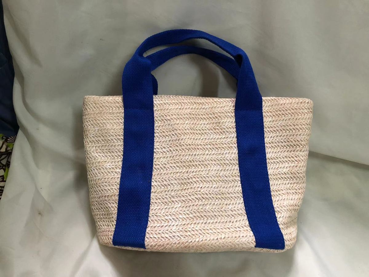 Summer Vacation Basket Straw Woven Tote Bag
