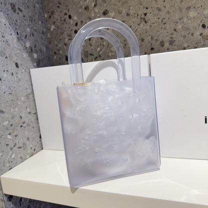 Bolso de playa de PVC de color liso de moda - Jelly Pack Tote