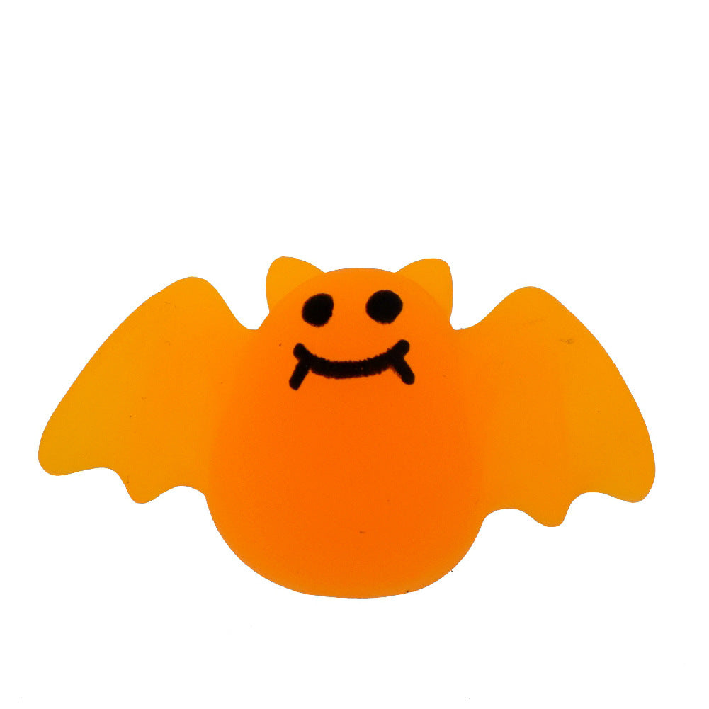 Halloween Spooky Bat Pumpkin Squeeze Vent Stress Relief Toys