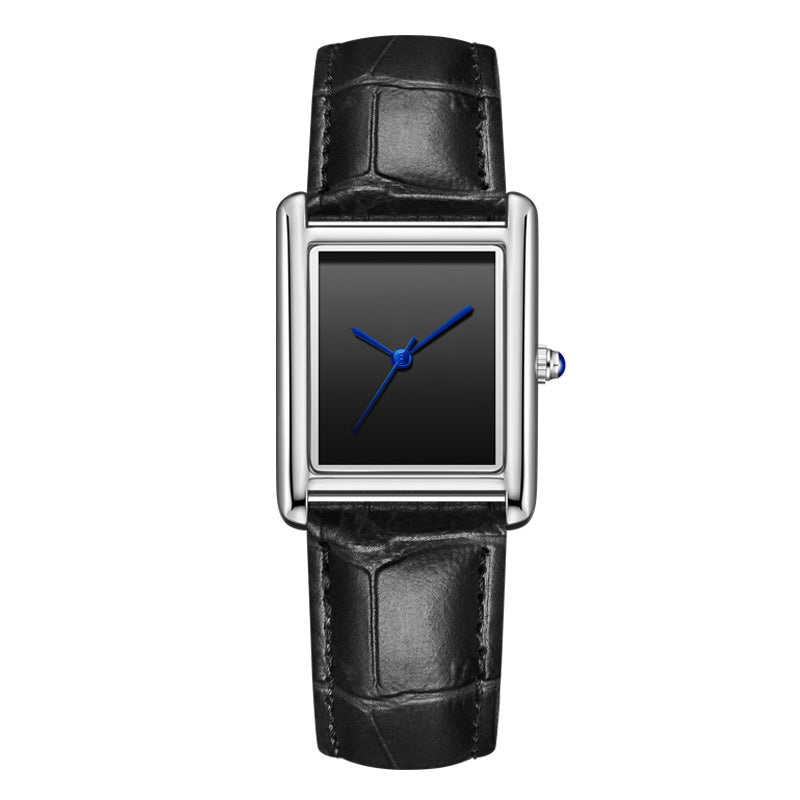 Casual Square Dial Waterproof Quartz Watch for Men and Women
