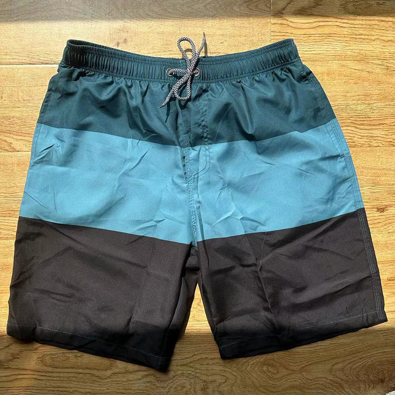 Bañador informal de secado rápido con estampado para hombre