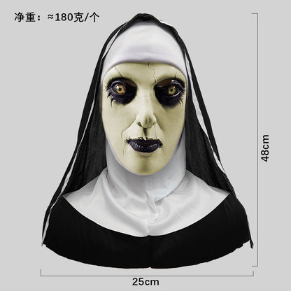 Máscara de calavera de látex blanca de Halloween Scream Horror