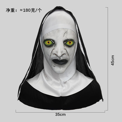 Máscara de calavera de látex blanca de Halloween Scream Horror