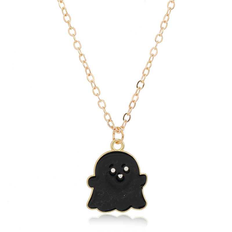 Halloween Women Cute Vintage Monster Necklace Pendant