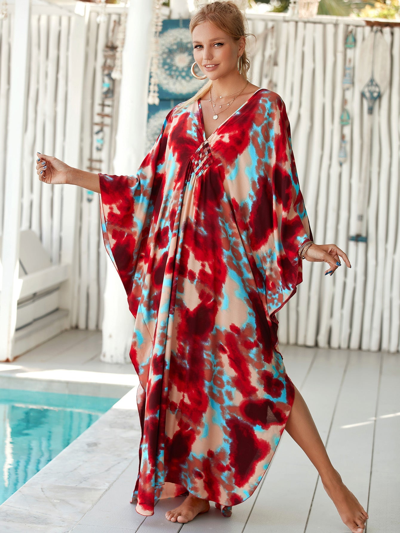 Vestido playero informal para vacaciones de verano