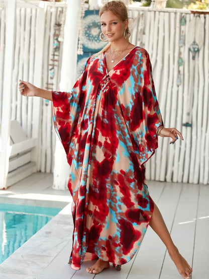 Vestido playero informal para vacaciones de verano