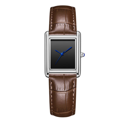 Casual Square Dial Waterproof Quartz Watch for Men and Women