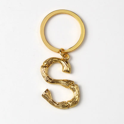 Fashion Creative Alphabet Keychain