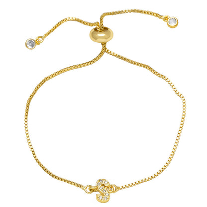 Fashion Adjustable Alphabet Bracelet for Women
