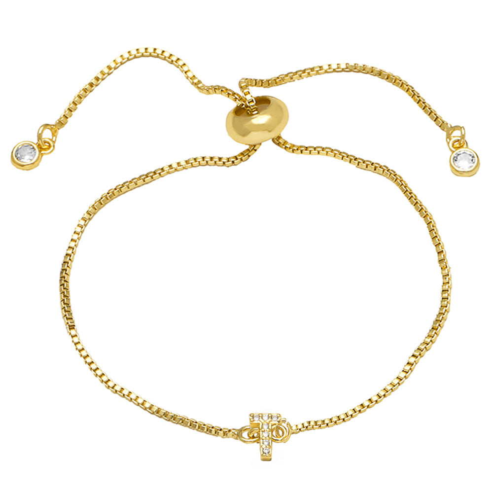 Fashion Adjustable Alphabet Bracelet for Women