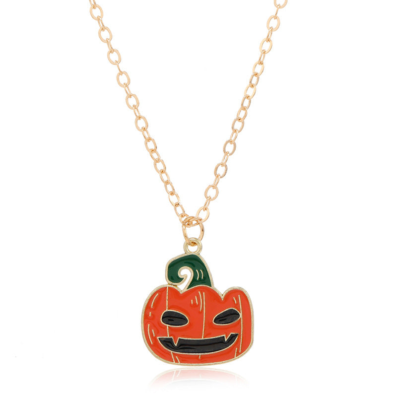Halloween Women Cute Vintage Monster Necklace Pendant