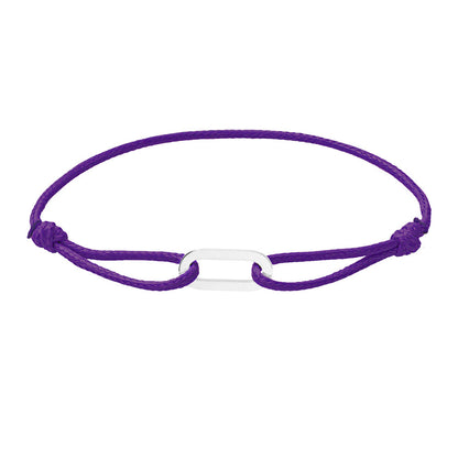 Women Fashion Simple Hand-Woven Single Ring Rope Adjustable Bracelet