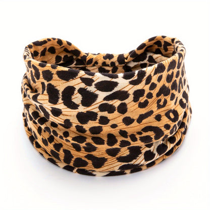 Women Fashion Leopard Printed Sports Hair Band
