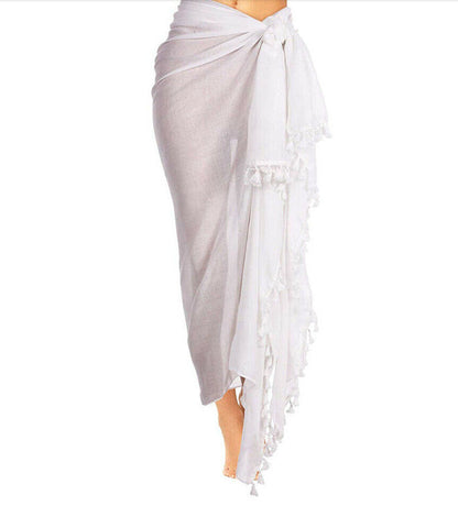 Women's Sexy Beach Vacation Tassel Scarf